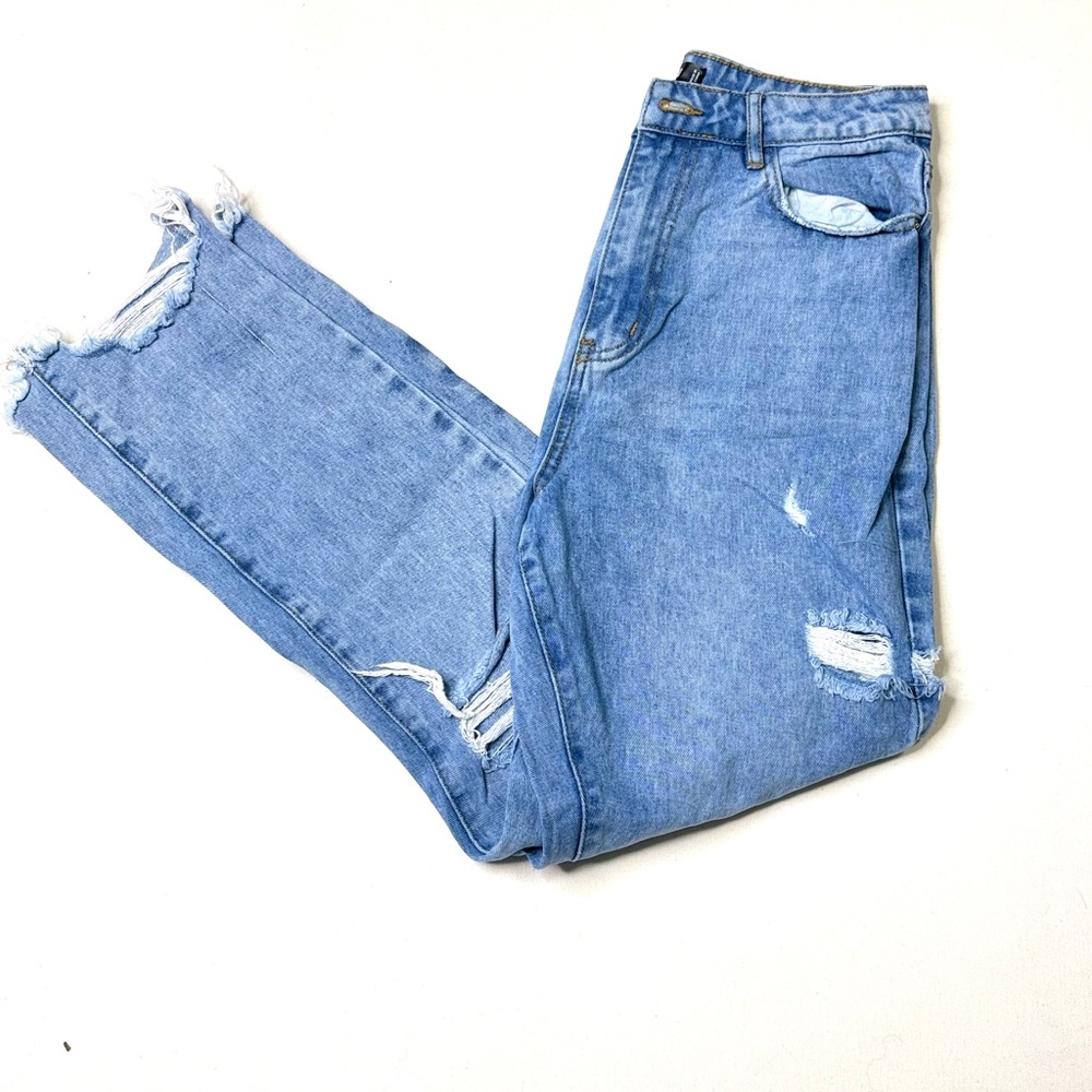 Missguided Light Blue Denim Jeans